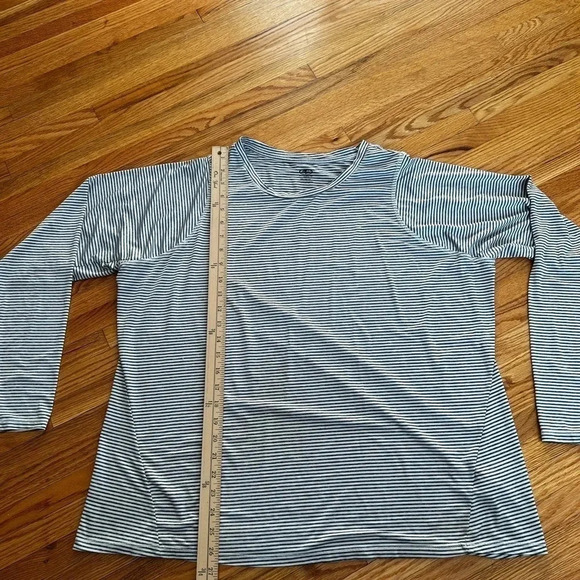 Athletic Works Tops - Athletic striped dry fit shirt